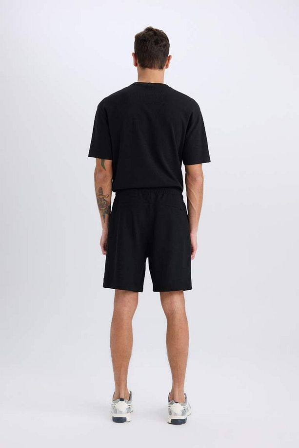 Erkek Penye Şort B8674ax/bk81 Black - 7