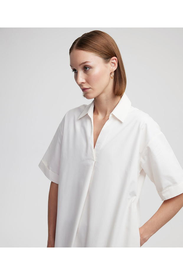 Gömlek yaka elbise - 2