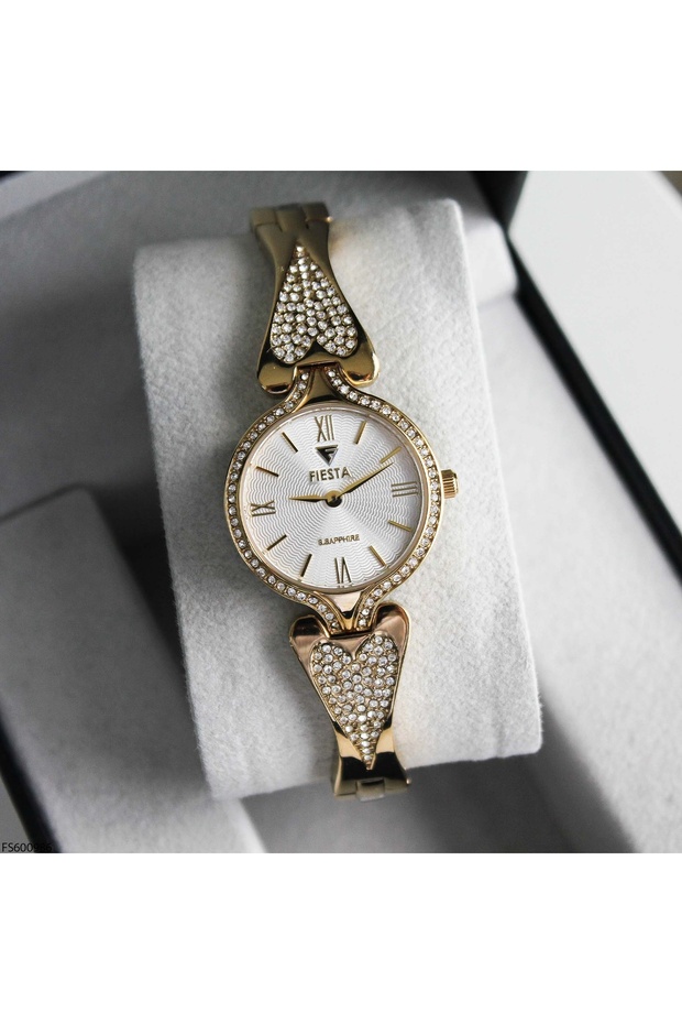 Fs600986 Women's Wrist Watch with Steel Band