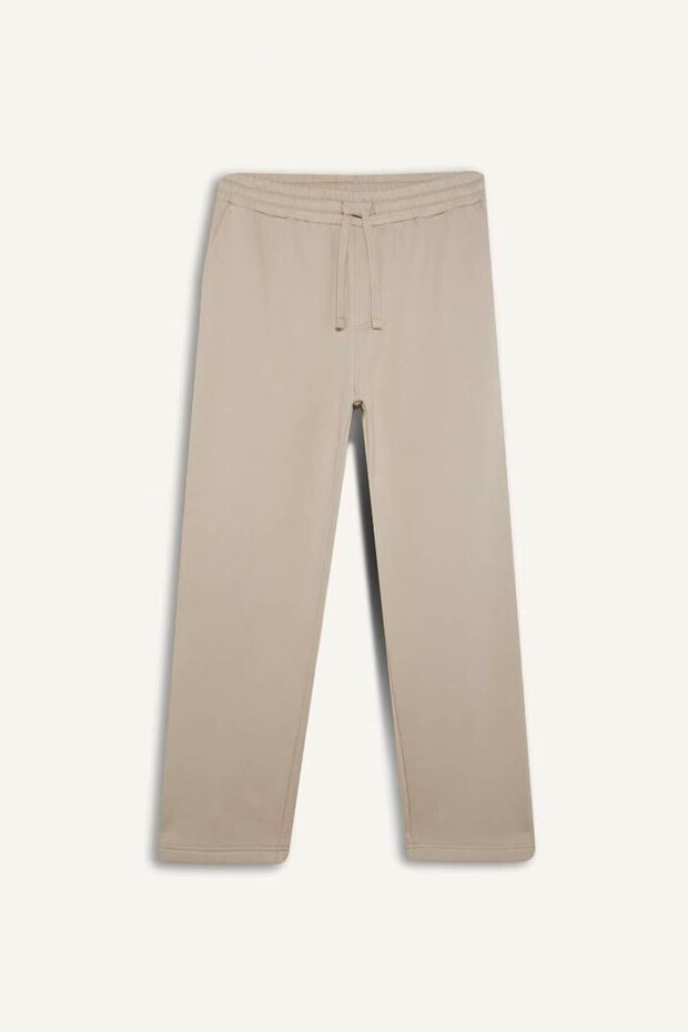 Regular Fit Basic Düz Cepli Beli Bağcıklı Düz Paça Taş Erkek Pantolon D7836AX/BG735 - 6
