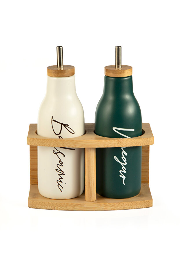 2 Yağlıklı Bambu Stand Set - 1
