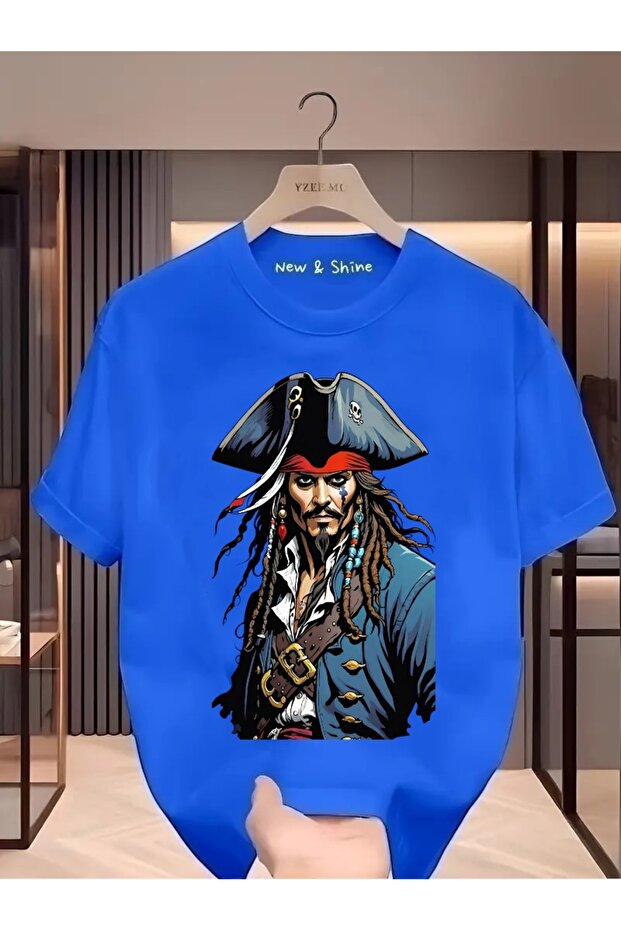 Jack Sparrow Printed Oversize T-Shirt