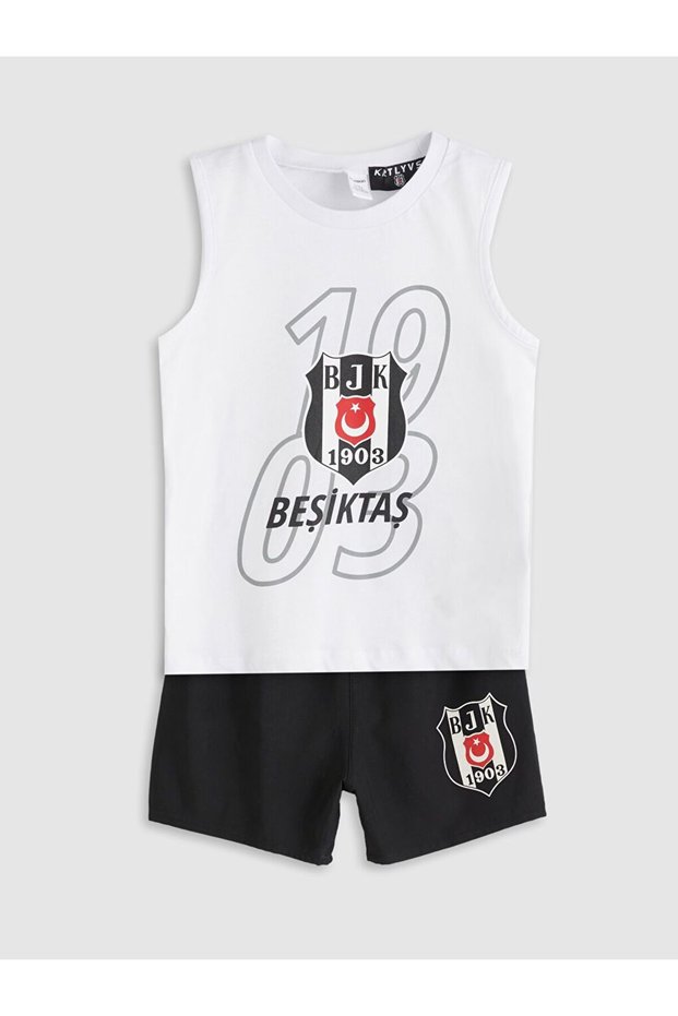 Lcw Kids Beşiktaş Printed Boy's Swimsuit Suit