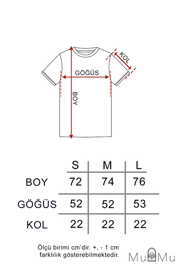 Printed Black Basic T-Shirt - 4