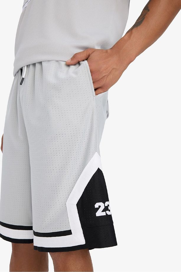 DeFactoFit Hızlı Kuruyan Oversize Geniş Kalıp Sporcu Kısa Paça Şort E4128AX25SM - 5