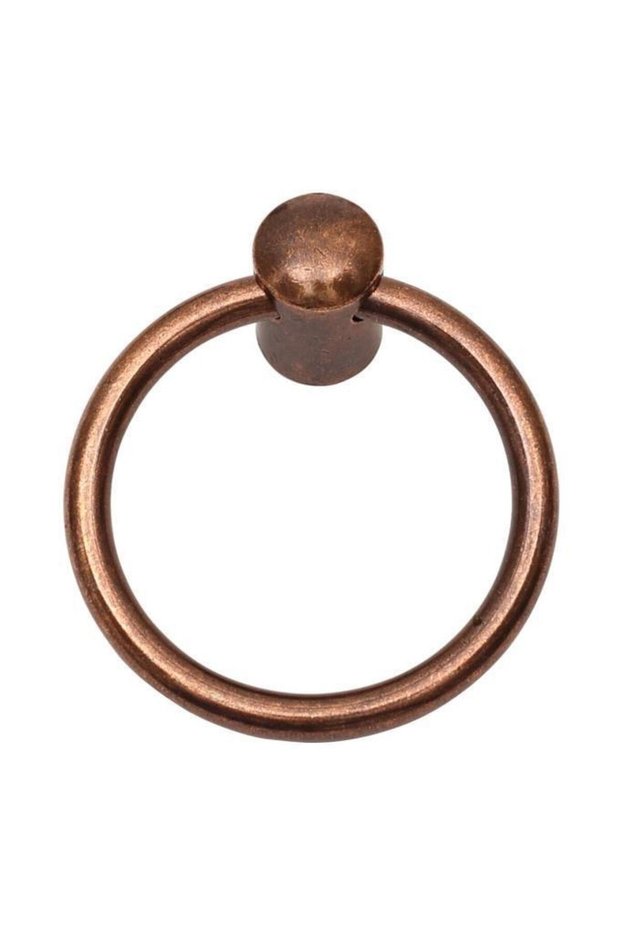 Ring Antique Copper Pendulum Luxury Furniture Handle Kitchen Cabinet Drawer Handle Models - 5 Pcs