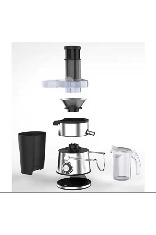 4 in 1 Slow Juicer Extractor, Blender, Citrus Press & Food Processor – Powerful Cold Press Machine - 4