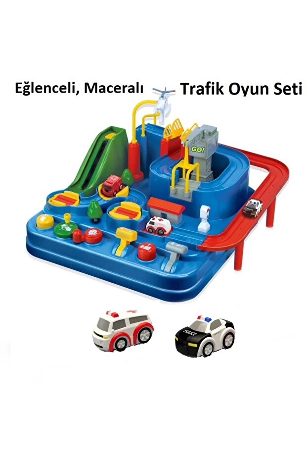 tutobaby Montessori Eğlenceli ve Maceralı Trafik Oyun Seti