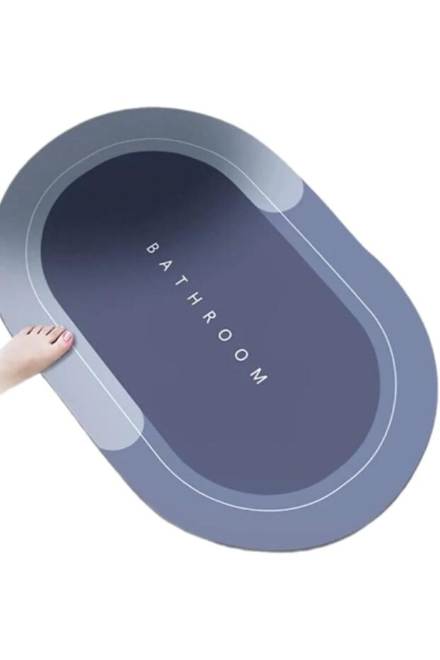 Water Absorbent Mop Stylish Design Ablution Mop Non-Slip Base 40*60 cm Oval Mop