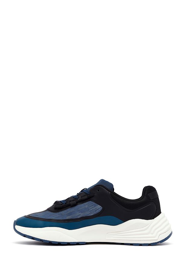 ACBC x Derimod Erkek Lacivert Bağcıklı Kalın Tabanlı Kumaş Sneaker 25SFD78026F - 2