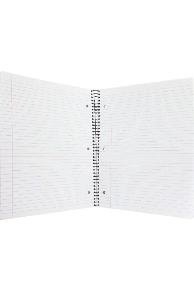 دفتر ملاحظات مسطر باللون الرمادي الفاتح النيون مقاس A4 - 150 ورقة - 2