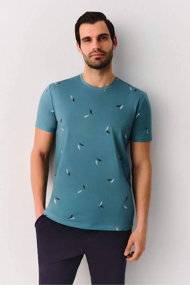 Feather Erkek Şort Pijama Takımı - 2