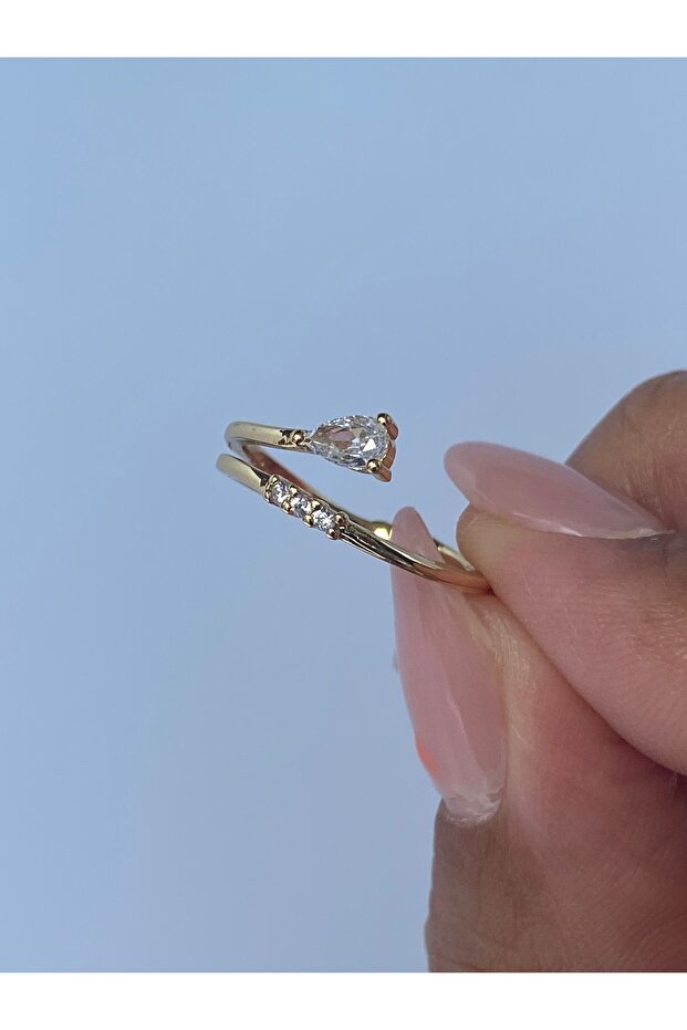 نموذج خاتم واحد مع حجر قابل للتعديل - 5