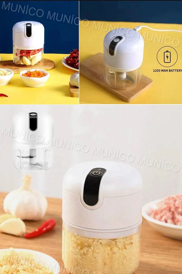 Taşınabilir El Blenderı Kişisel Mikser Usb Elektirikli Meyve Sıkacağı Mini Mikser Mutfak Robotu - 5