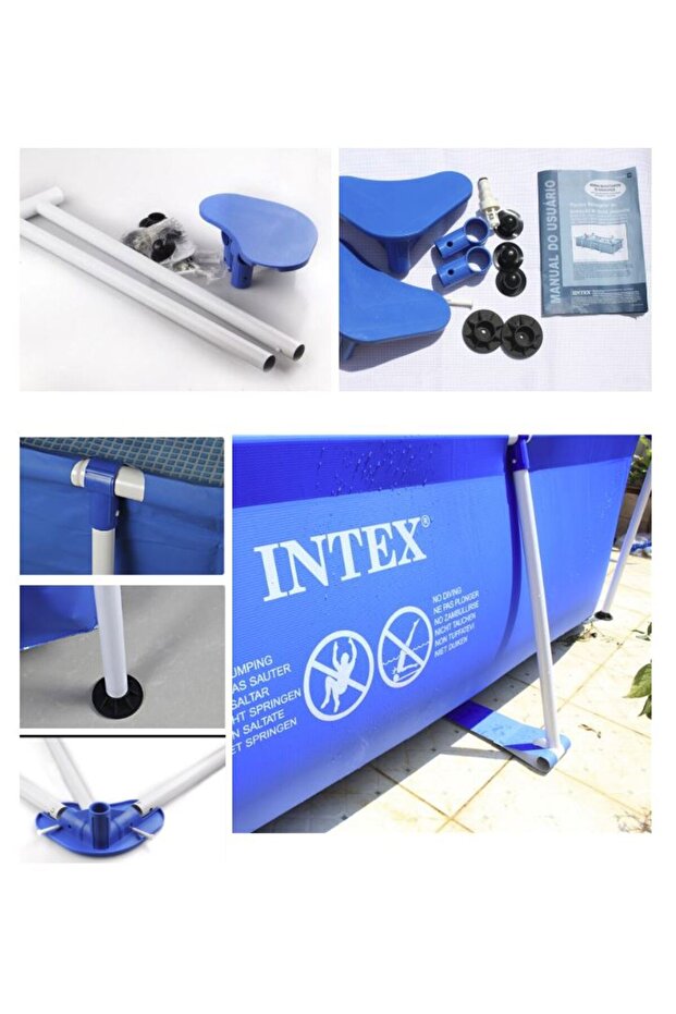 Intex metal frame pool, 220x150x60 cm, 1,600 liters - 8