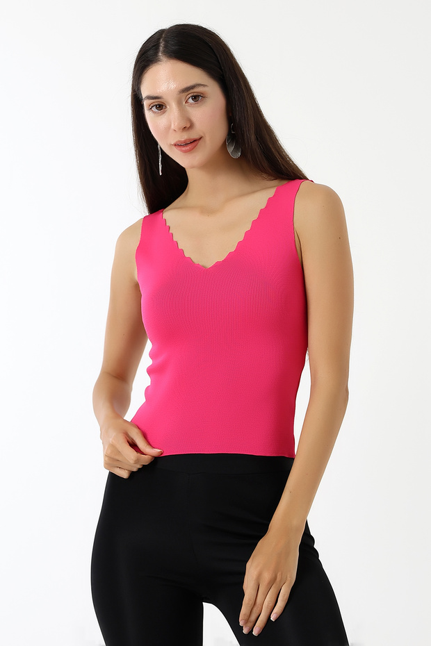 Women's Ladder Collar Knitwear Blouse