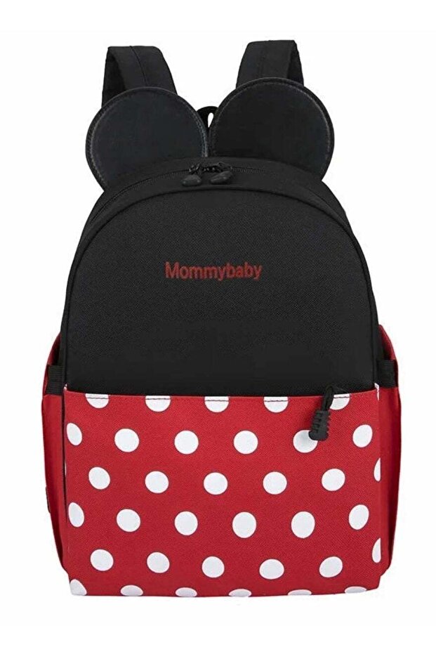 Black & Red Mums Baby Travel Bag