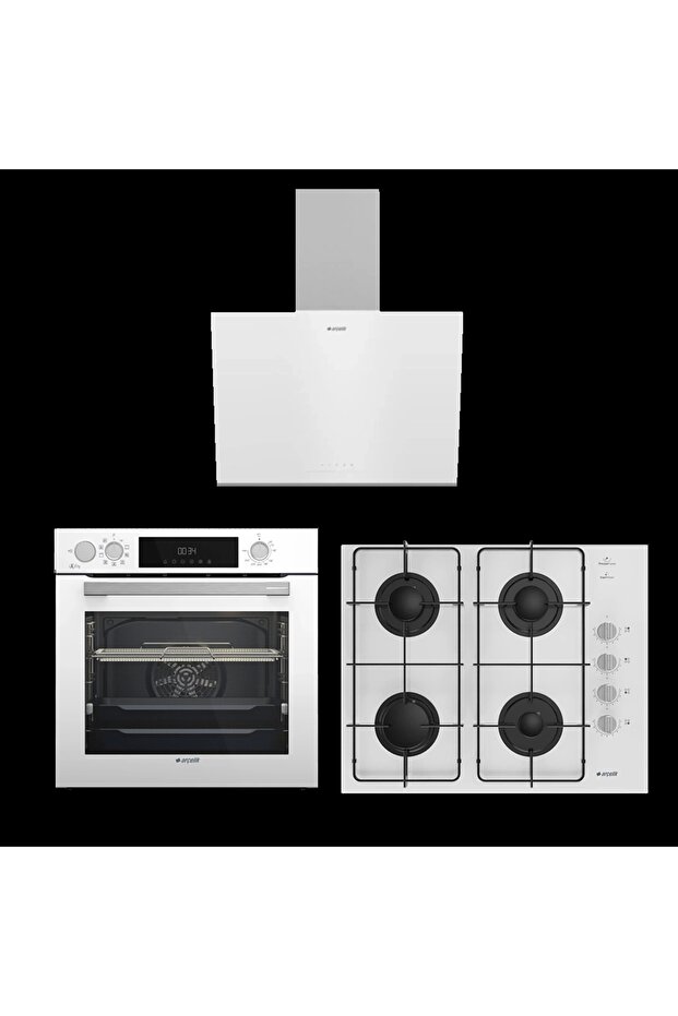 Beyaz Gurme Ankastre Set - 1