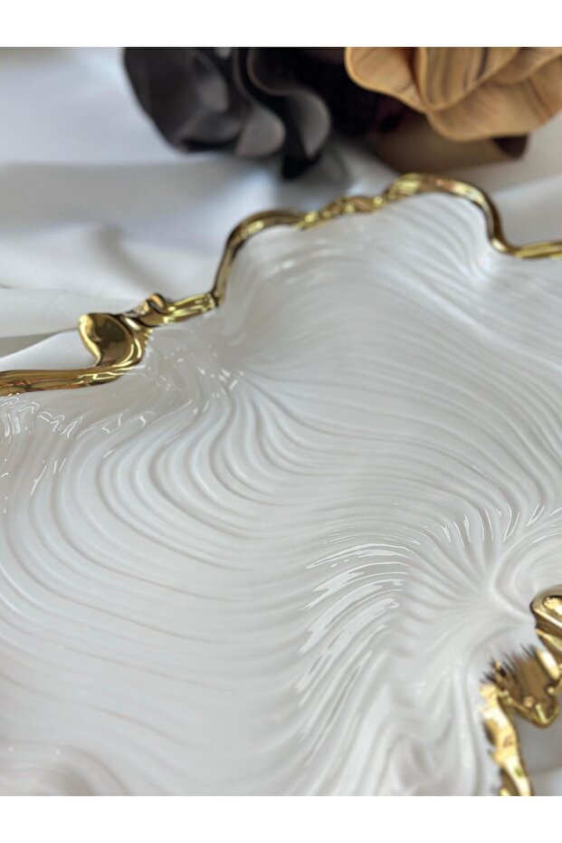 طبق تقديم مستطيل من ألبيرو 39 سم - 3