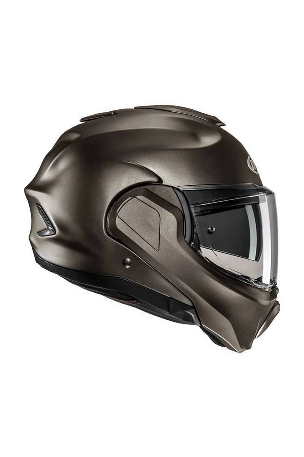 KASK HJC F100 MAT TITANIUM 180 DERECE ÇENE AÇILIR - 2