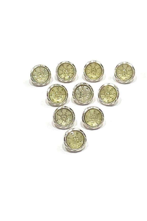 Blouse Button / Plastic Stone Button / 2914 / 10 Pieces / Model 7