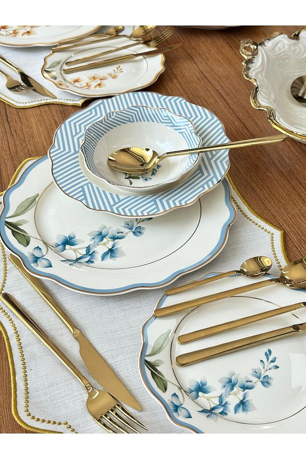 Yemek Takımı 80 Parça 6 Kişilik Colorful Garden - 4