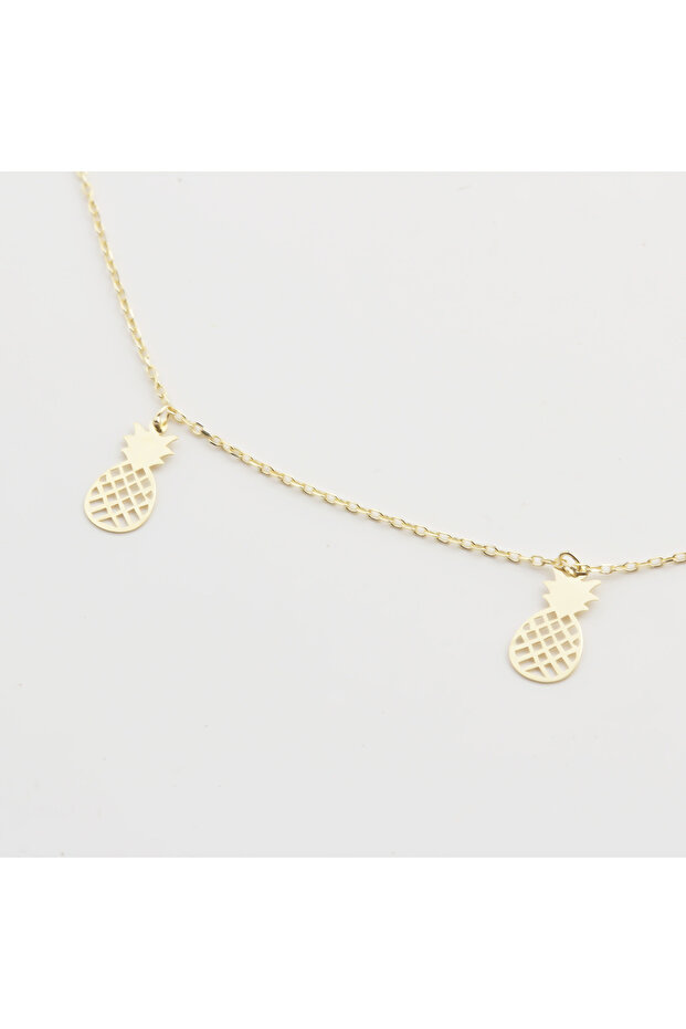 Altın Ananas Halhal - 2