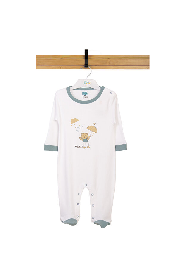100% Cotton Printed Long Sleeves Jumpsuit/Romper/Sleepsuit for babies