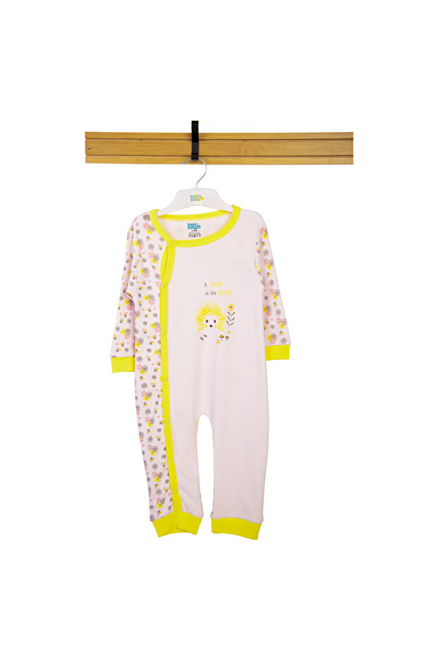 100% Cotton Printed Long Sleeves Jumpsuit/Romper/Sleepsuit for babies