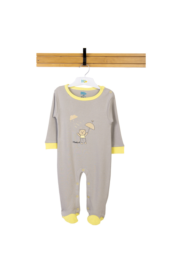100% Cotton Printed Long Sleeves Jumpsuit/Romper/Sleepsuit for babies