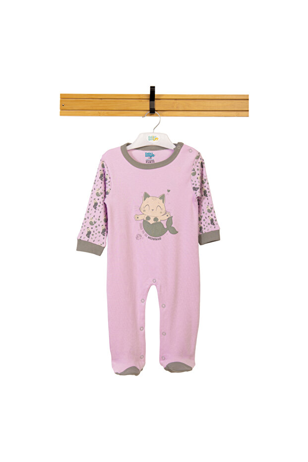 100% Cotton Printed Long Sleeves Jumpsuit/Romper/Sleepsuit for babies