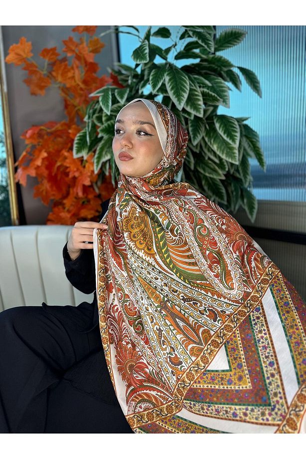 Etro Desen New Pamuk Soft Şal 23012 - 1