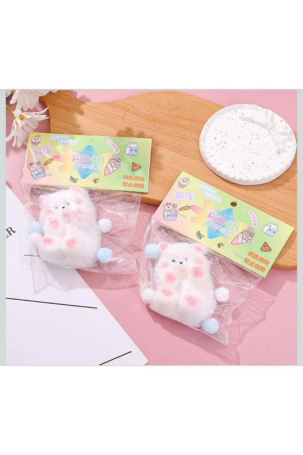 Köpek Sukuşi Yumoş Jel Stres Oyuncağı Köpek Model Squishy Elastik Kedi Patisi Taba - 3