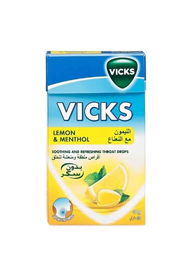 DROPS LEMON&MENTHOL 40G