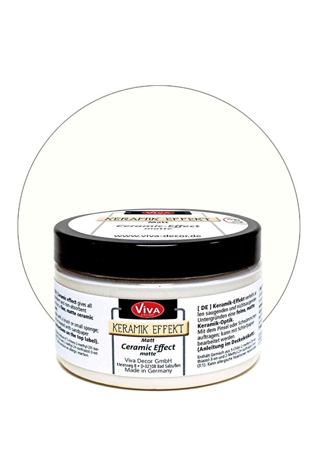 ceramic effect paste, 150ml White - 2