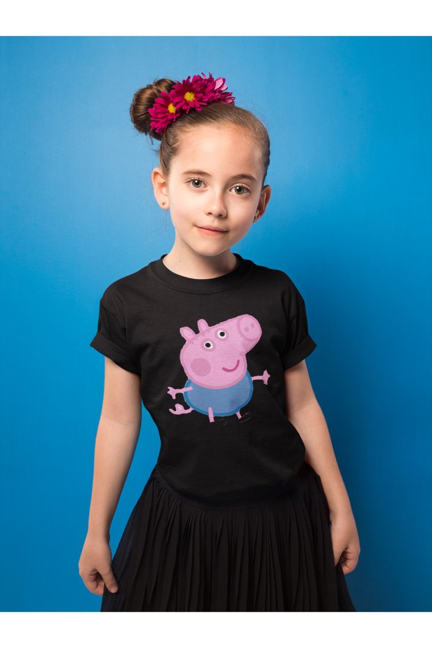 Peppa Pig Printed Unisex Cartoon Children's T-Shirt (Age 1-12)