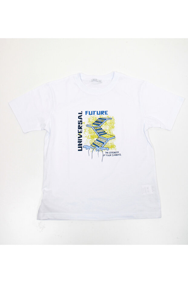 Boy's Nk Staırs t Shirt Nk-48551