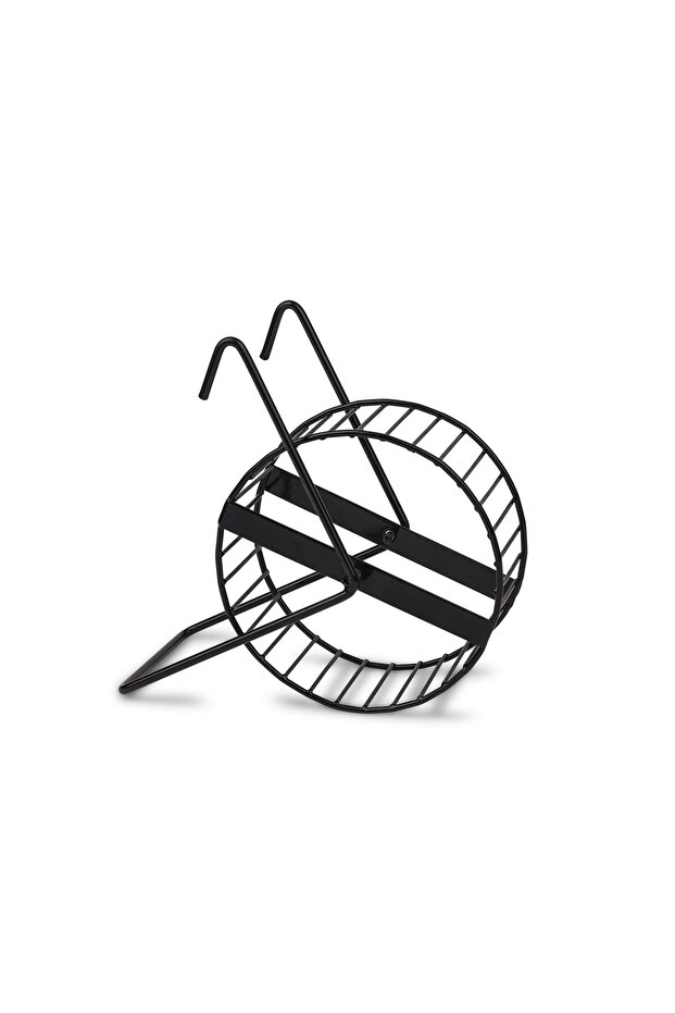 Hamster wheel metal/chrome 12cm