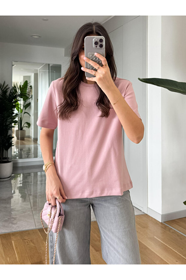 Μπλουζάκι Pink Basic - 1075 - 2