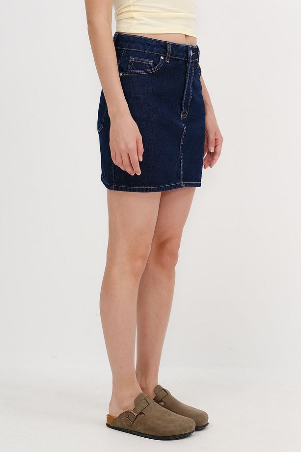 Mini Denim Etek E80570 - 4