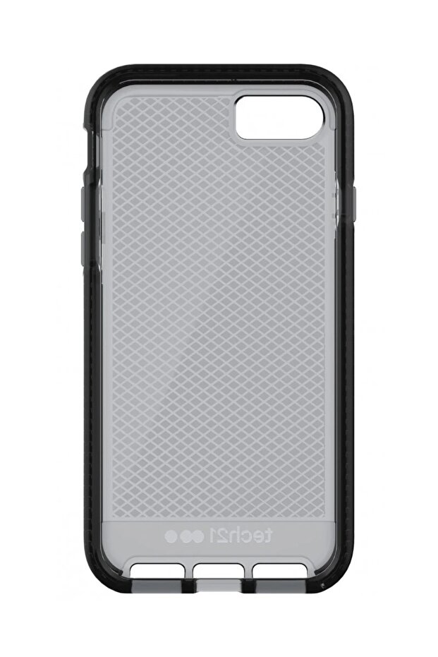 تك 21 كفر حماية ايفون 7 و 8 واس ي اسود شفاف - 3