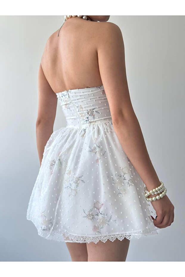 Neo Straplez Mini Elbise - 3