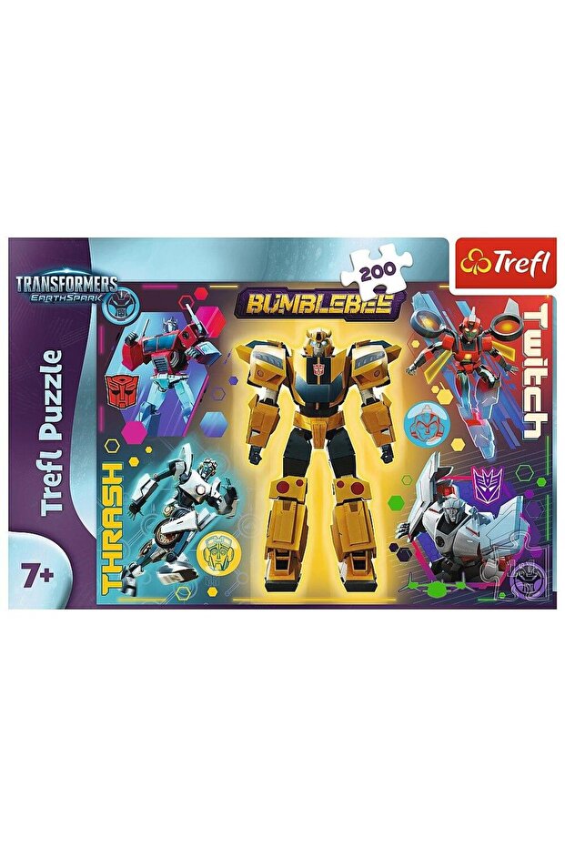 Puzzle Trefl Transformes Bumblebee, 200 piese - 3