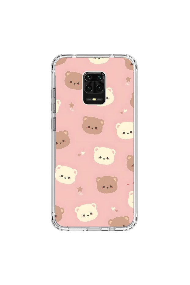 حافظة شفافة متوافقة مع هاتف Xiaomi Redmi Note 9 Pro مع تصميم Minies 1