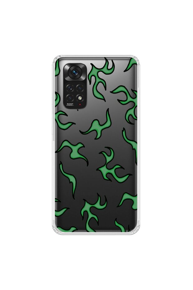 حافظة شفافة متوافقة مع هاتف Xiaomi Redmi Note 11 مع 5 تصميمات