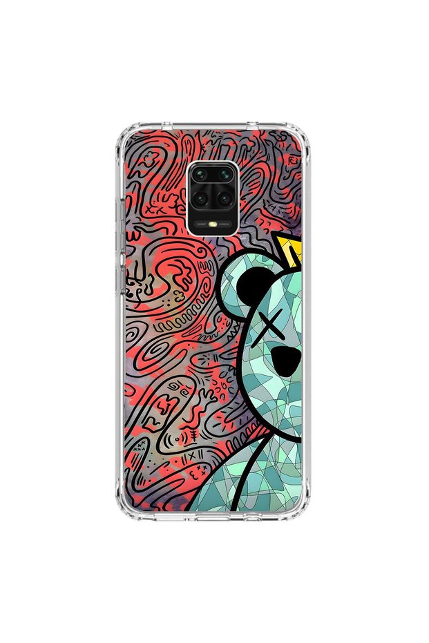 Xiaomi Redmi Note 9 Pro Compatible Transparent Case with Graffiti 12 Design