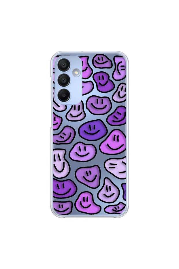 Samsung Galaxy A15 Compatible Transparent Case with Wallpaper 6 Designs