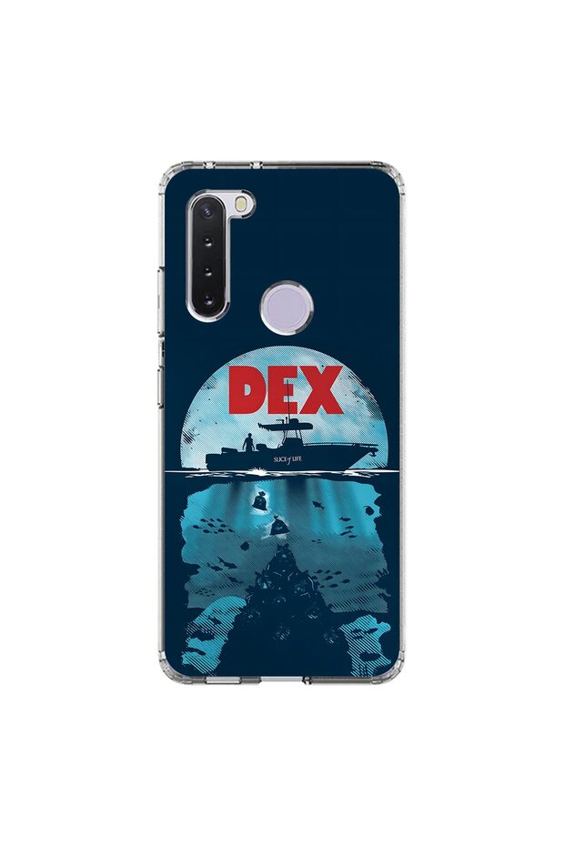 Samsung Galaxy A21 Compatible Transparent Case with Dex Design