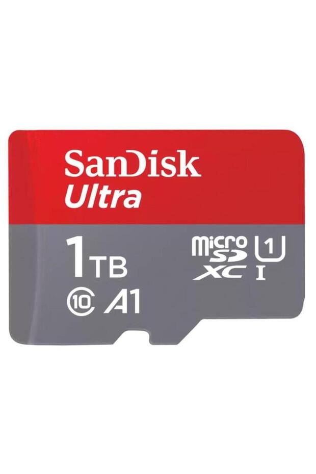 SanDisk Ultra SDSQUAC-1T00-GN6MA Memory Card, MicroSDXC, 1 TB, UHS-I U1, Class 10 + SD Adapter - 1