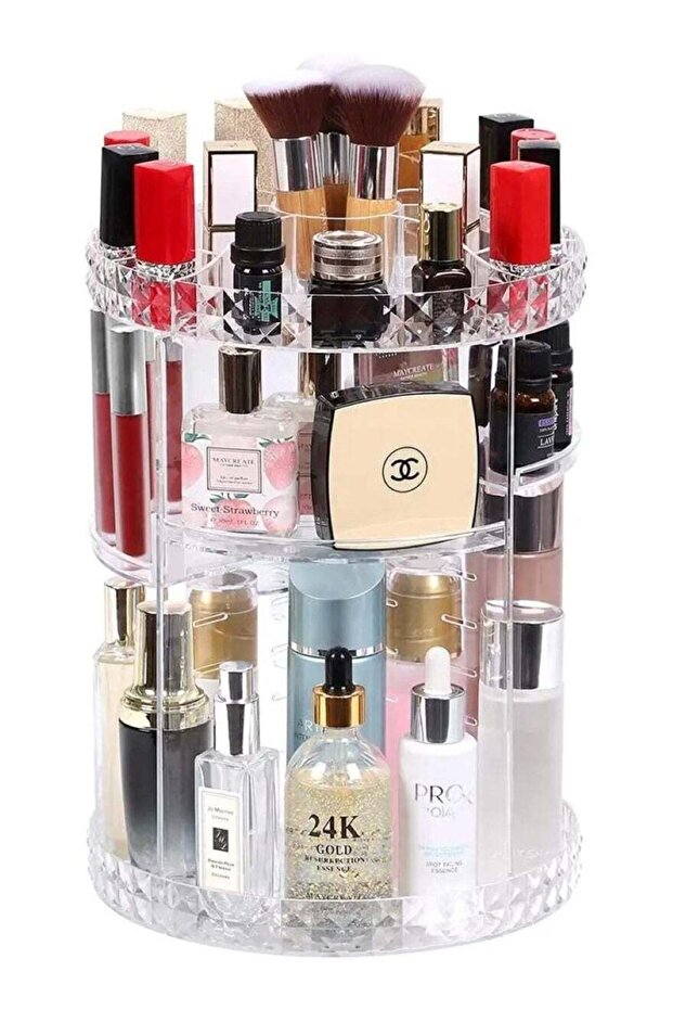 360 Degree Rotation Cosmetic Storage Makeup Organizer
